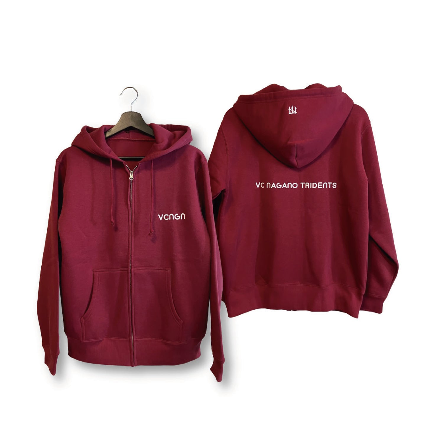 VCNGN ZIP フーディー
