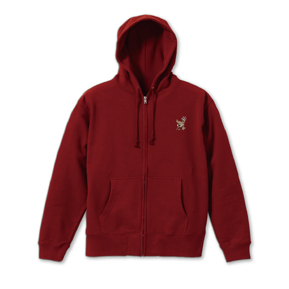 グロッテ刺繍ZIPフーディ