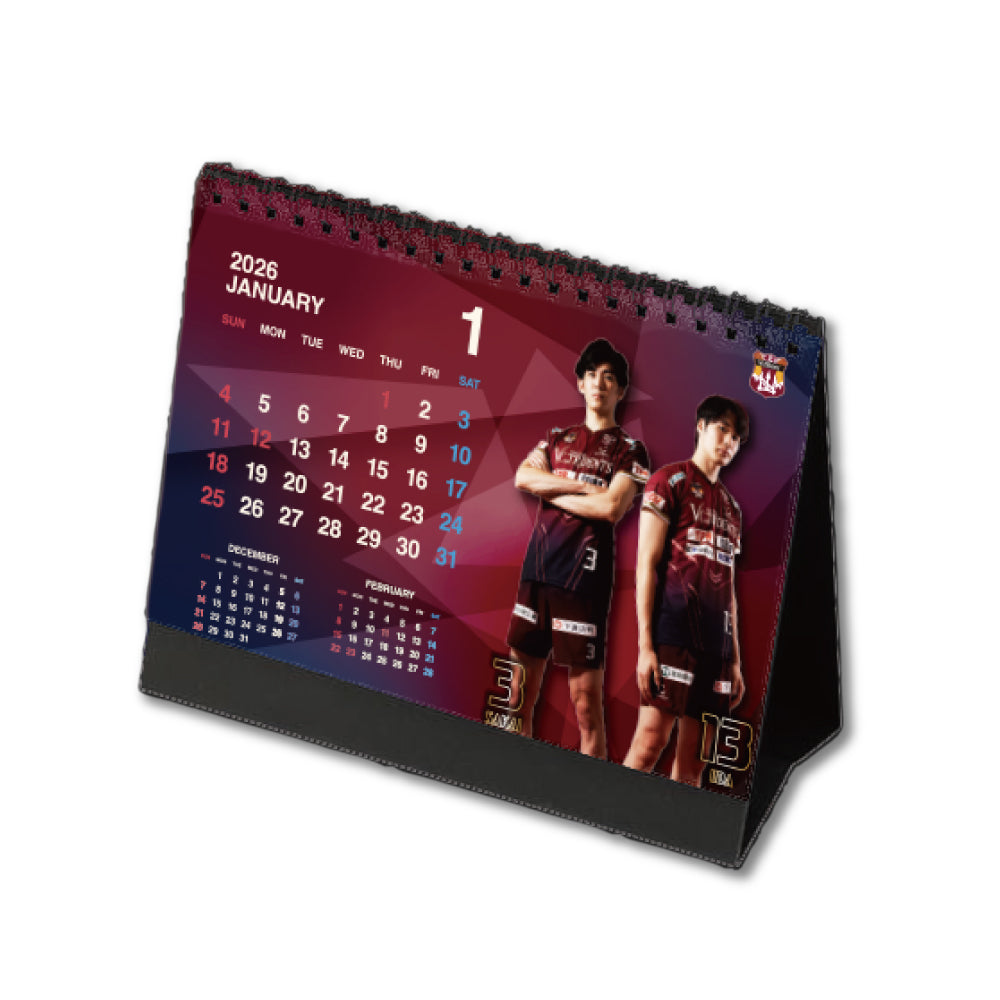 卓上カレンダー2026